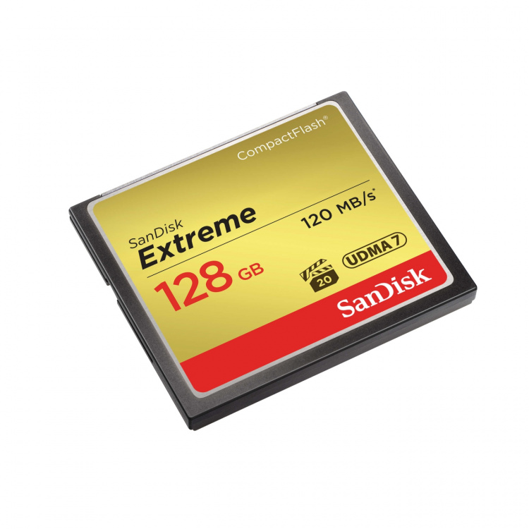 SanDisk Memorycard CF Extreme 128GB 120MB/s UDMA7