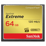 SANDISK Memorycard CF Extreme 64GB 120MB/s UDMA7 SANDISK Memorycard CF Extreme 64GB 120MB/s UDMA7