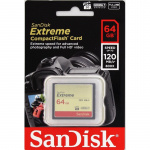 SANDISK Memorycard CF Extreme 64GB 120MB/s UDMA7 SANDISK Memorycard CF Extreme 64GB 120MB/s UDMA7
