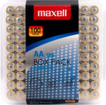 Maxell Box Pack, LR06 / AA batteries, alkaline, 1.5V, 100-pack (790409)