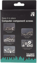 DELTACO skruvar för chassie/FDD/HDD + spacer för moderk., 10/50-pack DELTACO skruvar för chassie/FDD/HDD + spacer för moderk., 10/50-pack