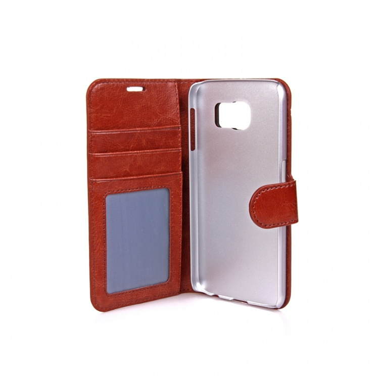 Gear Wallet Case Brown - Samsung S6 Gear Wallet Case Brown - Samsung S6