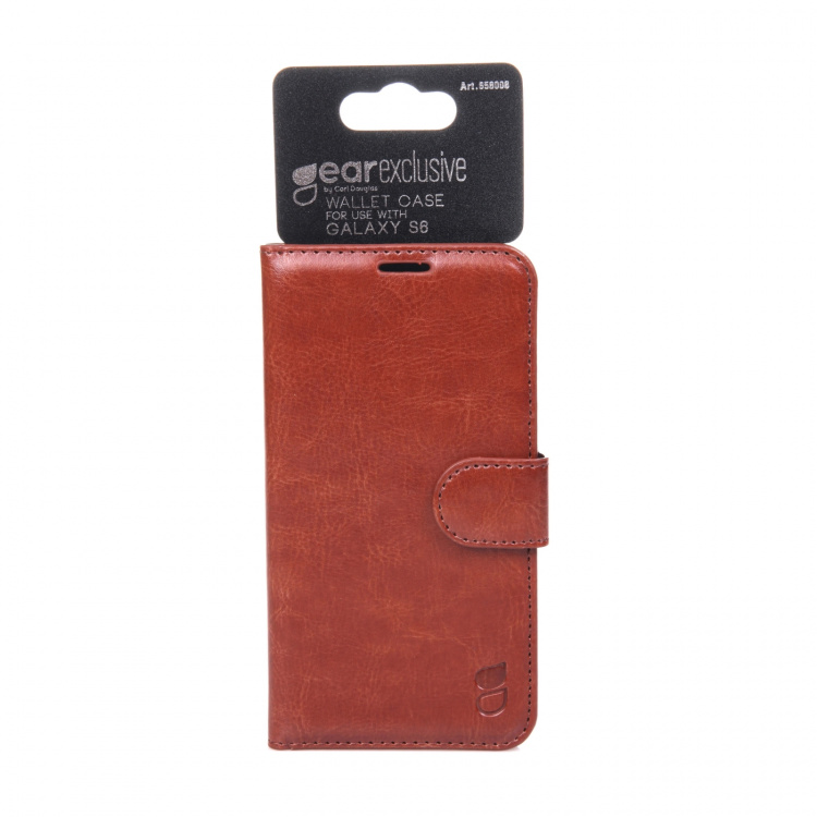 Gear Wallet Case Brown - Samsung S6 Gear Wallet Case Brown - Samsung S6