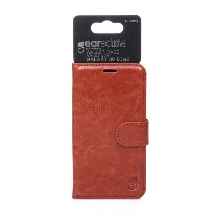 Gear Wallet Case Brown - Samsung S6 Edge Gear Wallet Case Brown - Samsung S6 Edge
