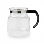 Nedis Glass Coffee Jug | Compatible with: Moccamaster K / KB/ 1 0PL / Excellent 10S | 1.2 l | Black