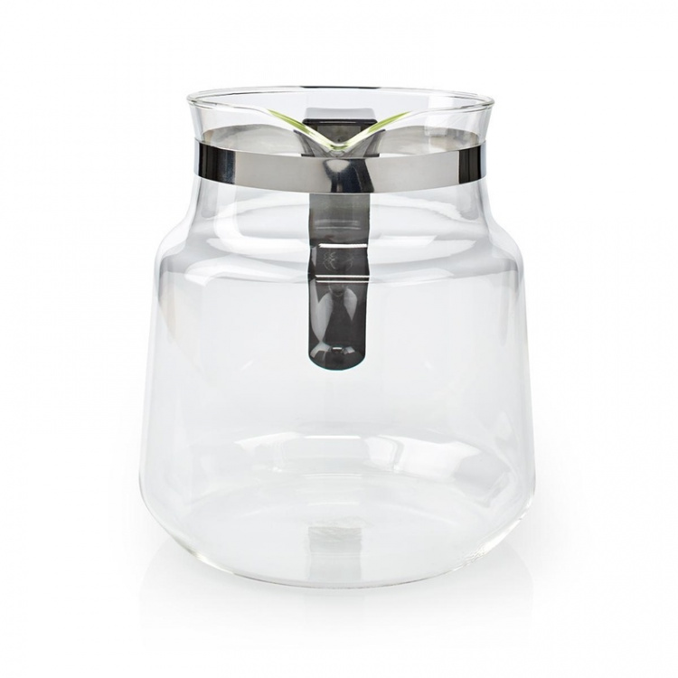 Nedis Glass Coffee Jug | Compatible with: Moccamaster K / KB/ 1 0PL / Excellent 10S | 1.2 l | Black