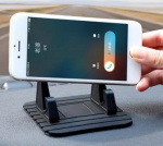 The silicone mat that keeps your smartphone in place.