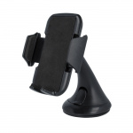 <p>Universal car holder for mobiles and GPS. Your device will always be within reach of the user. The car holder is easy to use and has a strong suction cup that securely attaches the product to the windshield. <span id=