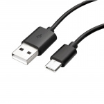 USB cable, USB A male to Type C, 1 meter, Black USB cable, USB A male to Type C, 1 meter, Black