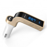 FM transmitter with Bluetooth hands-free (Gold)