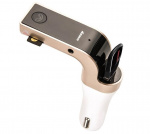 FM transmitter with Bluetooth hands-free (Gold)