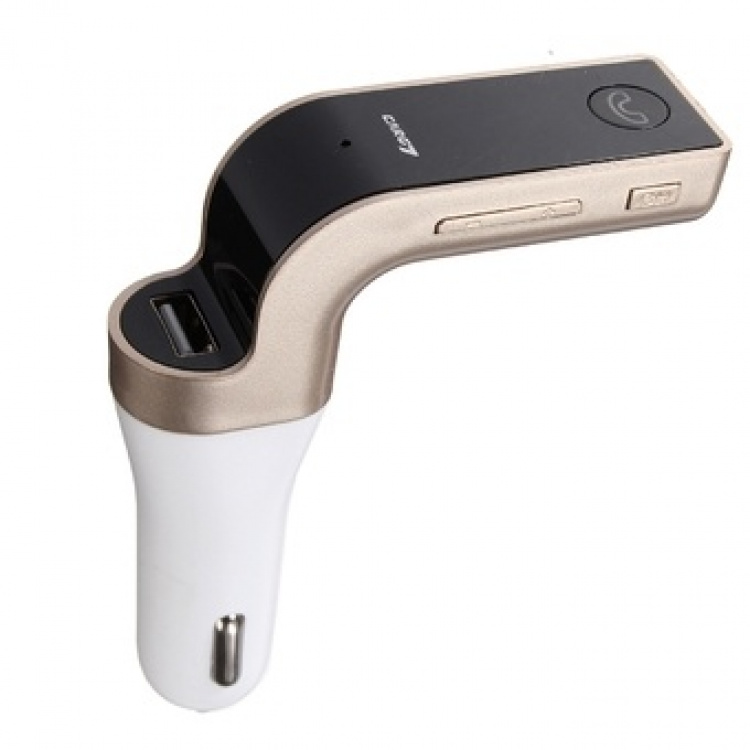 FM transmitter with Bluetooth hands-free (Gold)