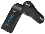 FM transmitter with Bluetooth hands-free (Black)