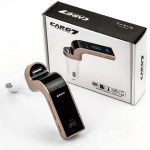 FM transmitter with Bluetooth hands-free (Black)
