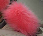 Handbrake cover, Extra fluffy, Pink Handbrake cover, Extra fluffy, Pink