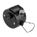 Hand calculator with four-digit counting system, Black