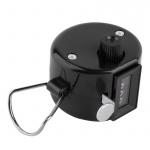 Hand calculator with four-digit counting system, Black