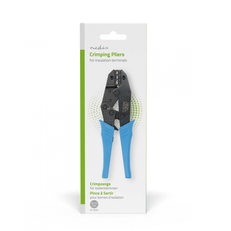 Nedis Crimp pliers | Insulation Terminal | Plier | Metal / PVC | Black / Blue Nedis Crimp pliers | Insulation Terminal | Plier | Metal / PVC | Black / Blue