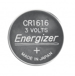 Energizer Lithium Button Cell Battery CR1616 | 3 V DC | 60 mAh | 1-Blister | Silver Energizer Lithium Button Cell Battery CR1616 | 3 V DC | 60 mAh | 1-Blister | Silver