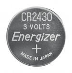 Energizer Lithium Button Cell Battery CR2430 | 3 V DC | 320 mAh | 2-Blister | Silver Energizer Lithium Button Cell Battery CR2430 | 3 V DC | 320 mAh | 2-Blister | Silver