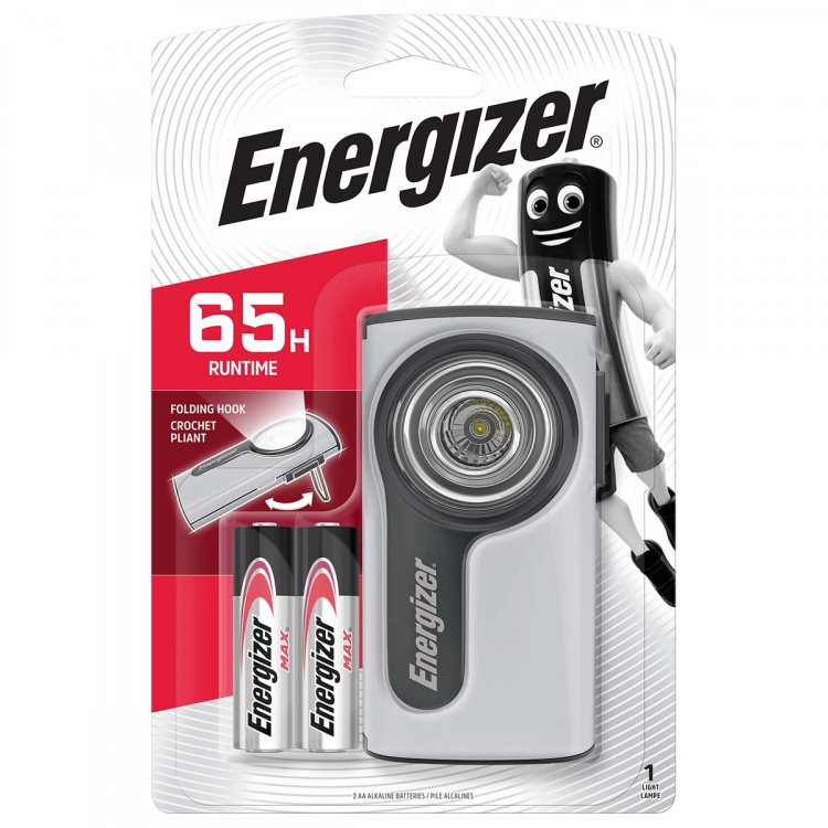 Energizer Compact Led Metal, Inclusive 2x AA batt