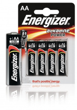 Energizer Alkaline Battery AA | 1.5 V DC | 4-Blister Energizer Alkaline Battery AA | 1.5 V DC | 4-Blister