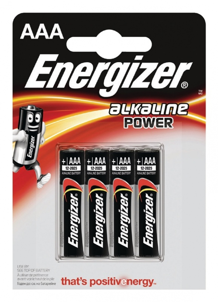 Alkaline Battery AAA | 1.5 V DC | 4-Blister