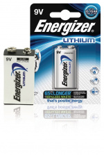 Energizer Lithium Battery 9 V | 1000 mAh | 1-Blister Energizer Lithium Battery 9 V | 1000 mAh | 1-Blister