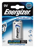 Energizer Lithium Battery 9 V | 1000 mAh | 1-Blister Energizer Lithium Battery 9 V | 1000 mAh | 1-Blister