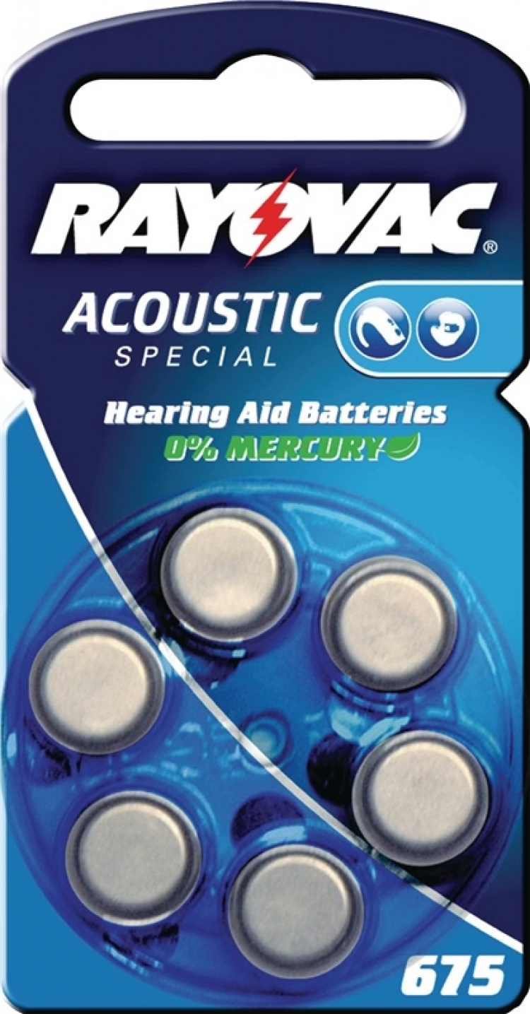 Rayovac Zinc-Air Battery PR44 1.4 V 6-Blister Rayovac Zinc-Air Battery PR44 1.4 V 6-Blister