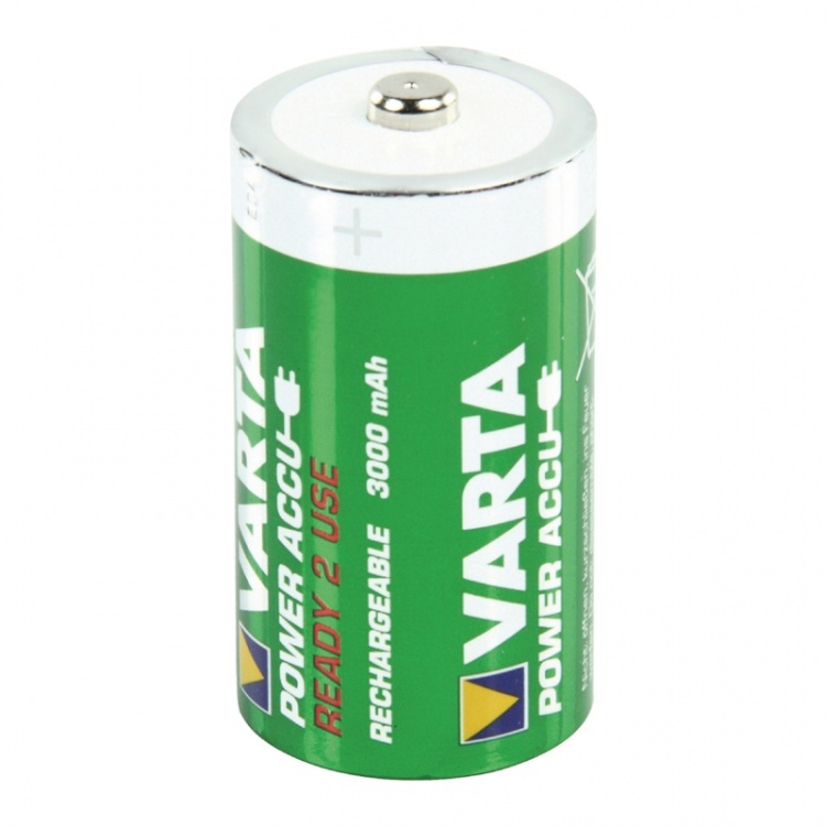 Varta Rechargeable NiMH Battery D | 1.2 V DC | 3000 mAh | Precharged | 2-Blister | HR20 | Green / Yellow Varta Rechargeable NiMH Battery D | 1.2 V DC | 3000 mAh | Precharged | 2-Blister | HR20 | Green / Yellow