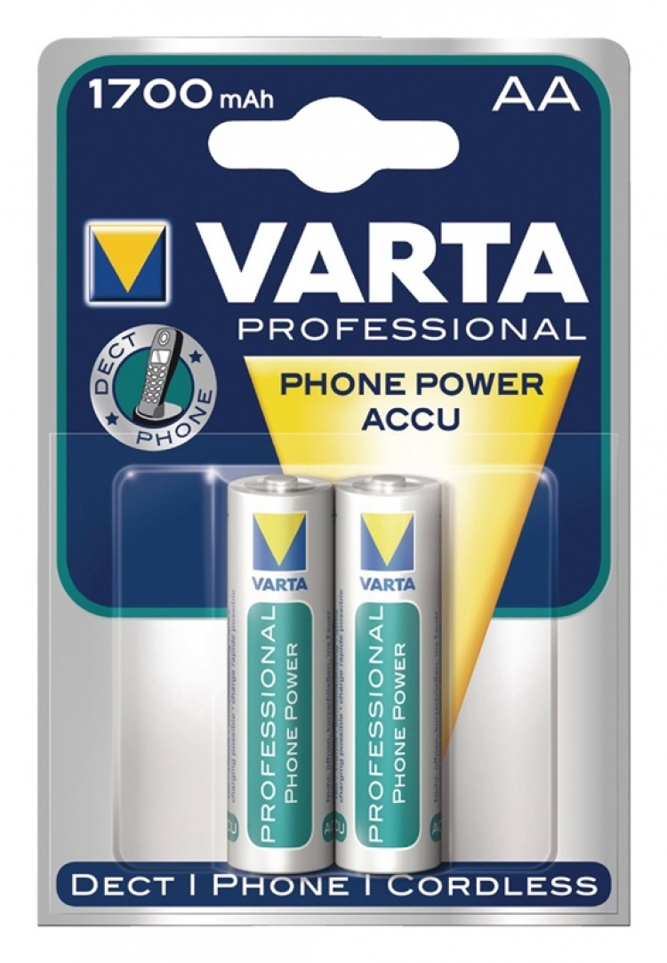 Varta Rechargeable NiMH Battery AA | 1.2 V DC | 1600 mAh | 2-Blister Card