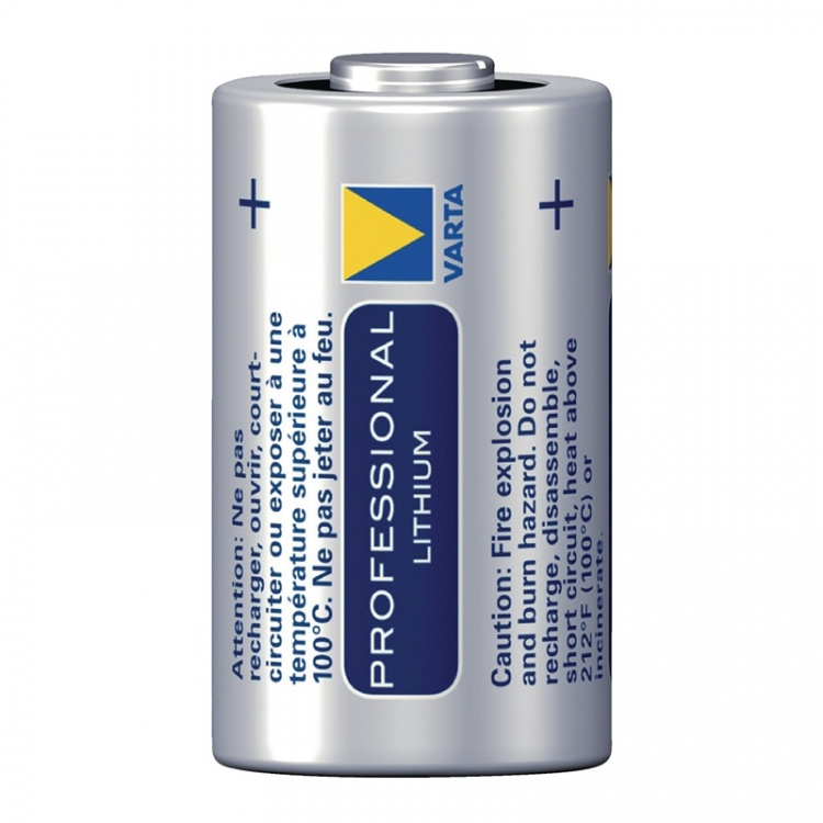 Varta CR 2 (6206) Battery, 1 pc. blister Photo lithium battery, 3 V Varta CR 2 (6206) Battery, 1 pc. blister Photo lithium battery, 3 V