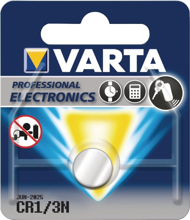 Varta Lithium Button Cell Battery CR1/3N | 3 V | 170 mAh | 1-Blister