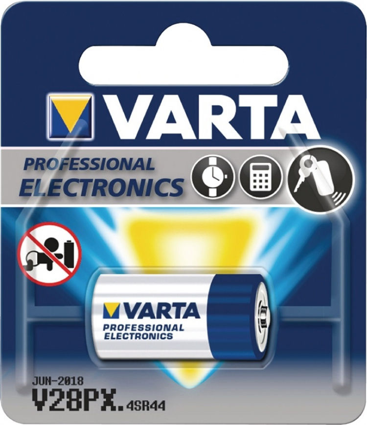 Varta Silver-Oxide Battery 4SR44 6.2 V 145 mAh 1-Blister Varta Silver-Oxide Battery 4SR44 6.2 V 145 mAh 1-Blister
