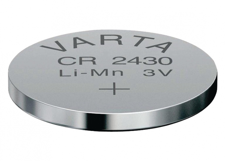 Varta CR2430 (6430) Battery, 1 pc. blister lithium button cell, 3 V Varta CR2430 (6430) Battery, 1 pc. blister lithium button cell, 3 V