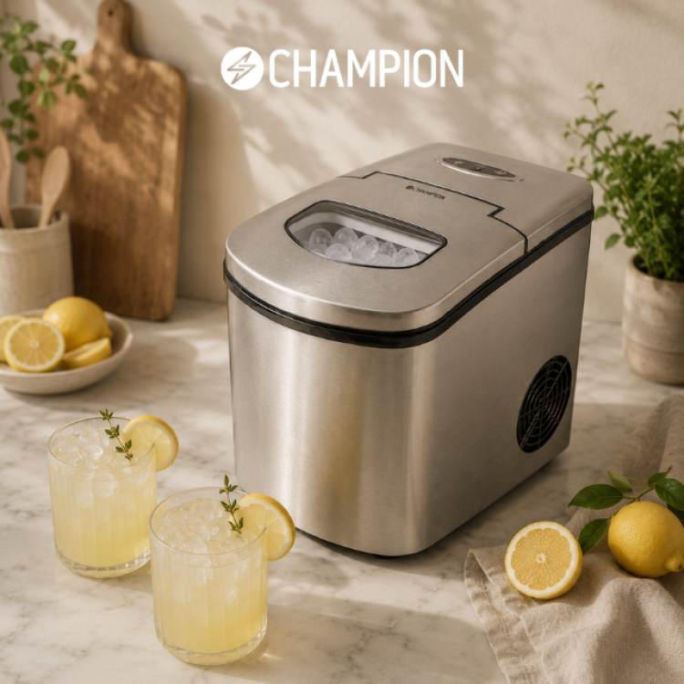 Champion Ice cream maker 10kg/24h IM210 Stainless steel
