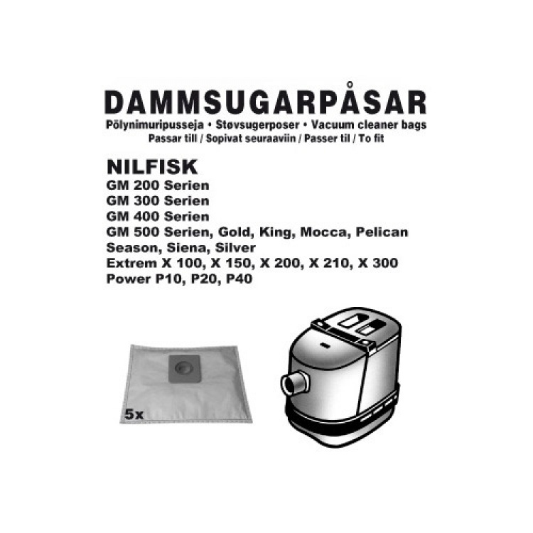 Champion Dust bags Nilfisk 5pcs Champion Dust bags Nilfisk 5pcs