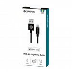 Champion USB-A to Lightning Cable 1m Black