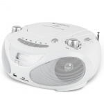 Champion Boombox CD/Radio/MP3/USB White Champion Boombox CD/Radio/MP3/USB White