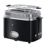 Russell Hobbs Brödrost 2 skivors Retro Svart