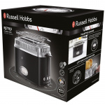 Russell Hobbs Brödrost 2 skivors Retro Svart
