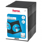Hama DVD Double Jewel Case, p ack of 25, black