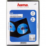 Hama DVD Double Jewel Case, p ack of 25, black