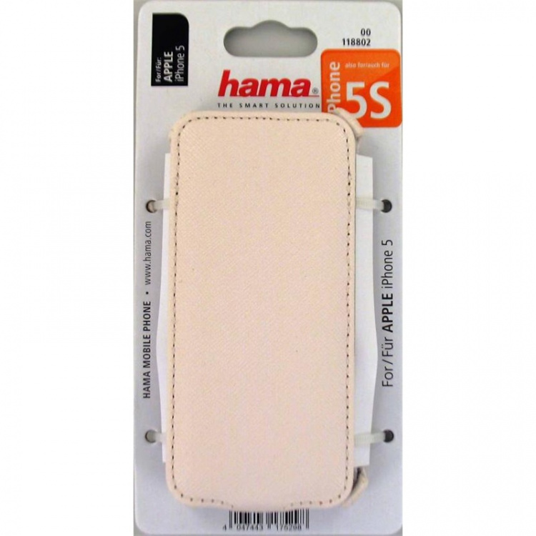 Hama Case Flap Case for Apple iPhone 5/5s/SE, white Hama Case Flap Case for Apple iPhone 5/5s/SE, white