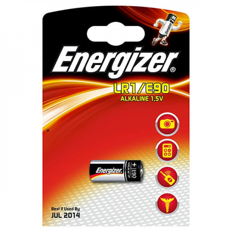 Energizer 1-E90, 1 Pack, Silv er