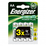 Energizer Universal Rechargable Battery LR6, 2000 mAh, AA, 4 Pack, Sil