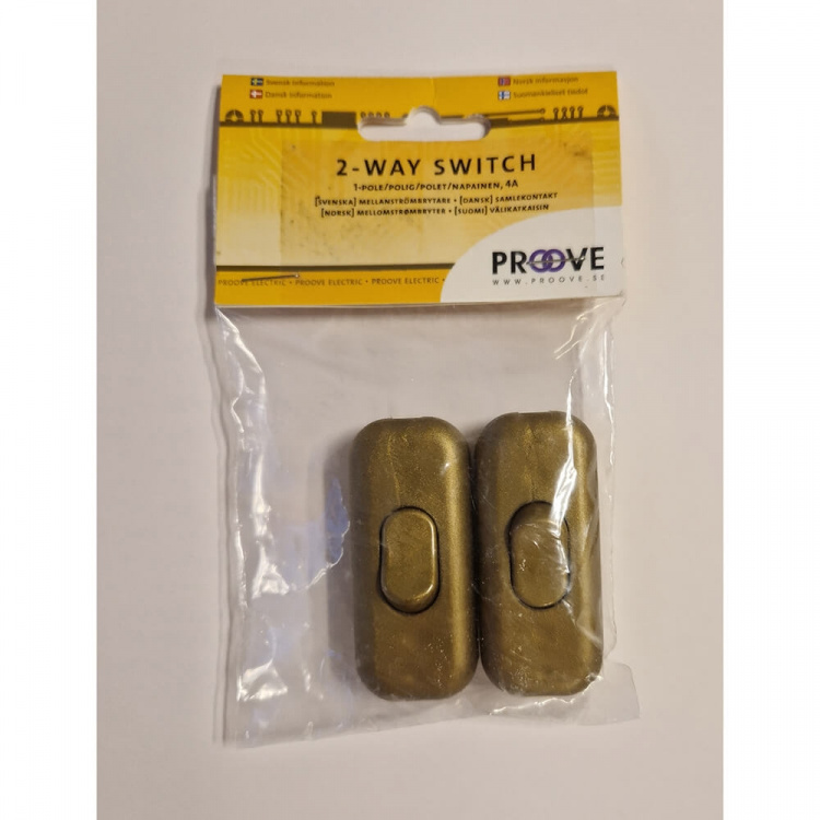 Proove Mellanströmbrytare Brons 2st