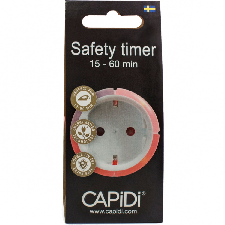 CAPiDi Safety Timer 15-60 min. White CAPiDi Safety Timer 15-60 min. White