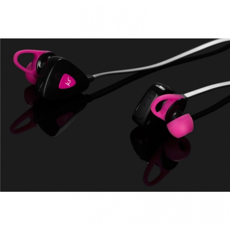 KitSound Earphone Trail Sport Rosa In-Ear Wireless